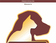 Tablet Screenshot of bridgewatervetclinic.com